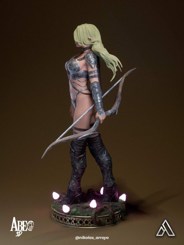 Elaria Shadowleaf, la Arquera Elfa de las Sombras . Fantasía y Juegos de Rol