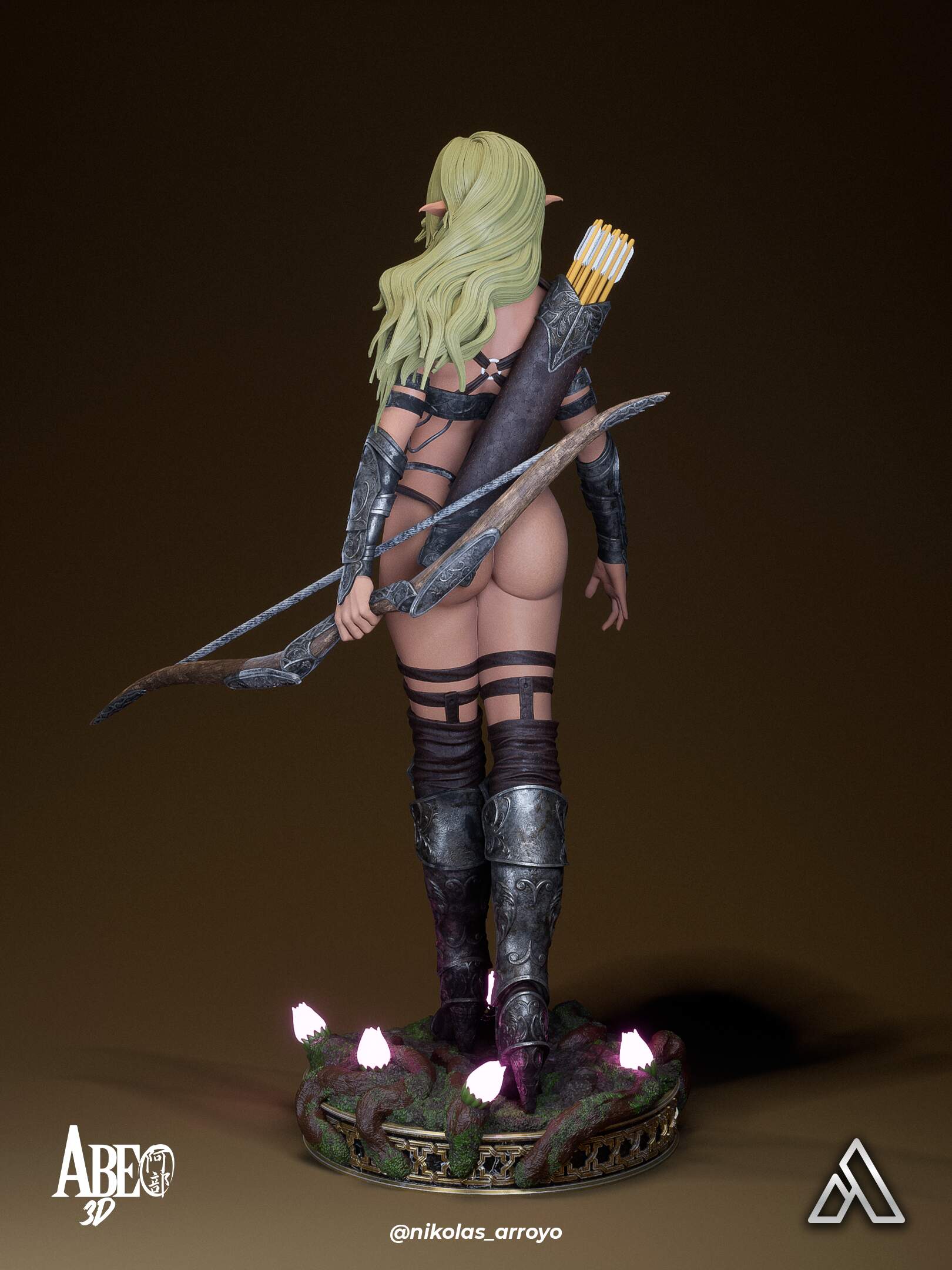 Elaria Shadowleaf, la Arquera Elfa de las Sombras . Fantasía y Juegos de Rol: imagen 10