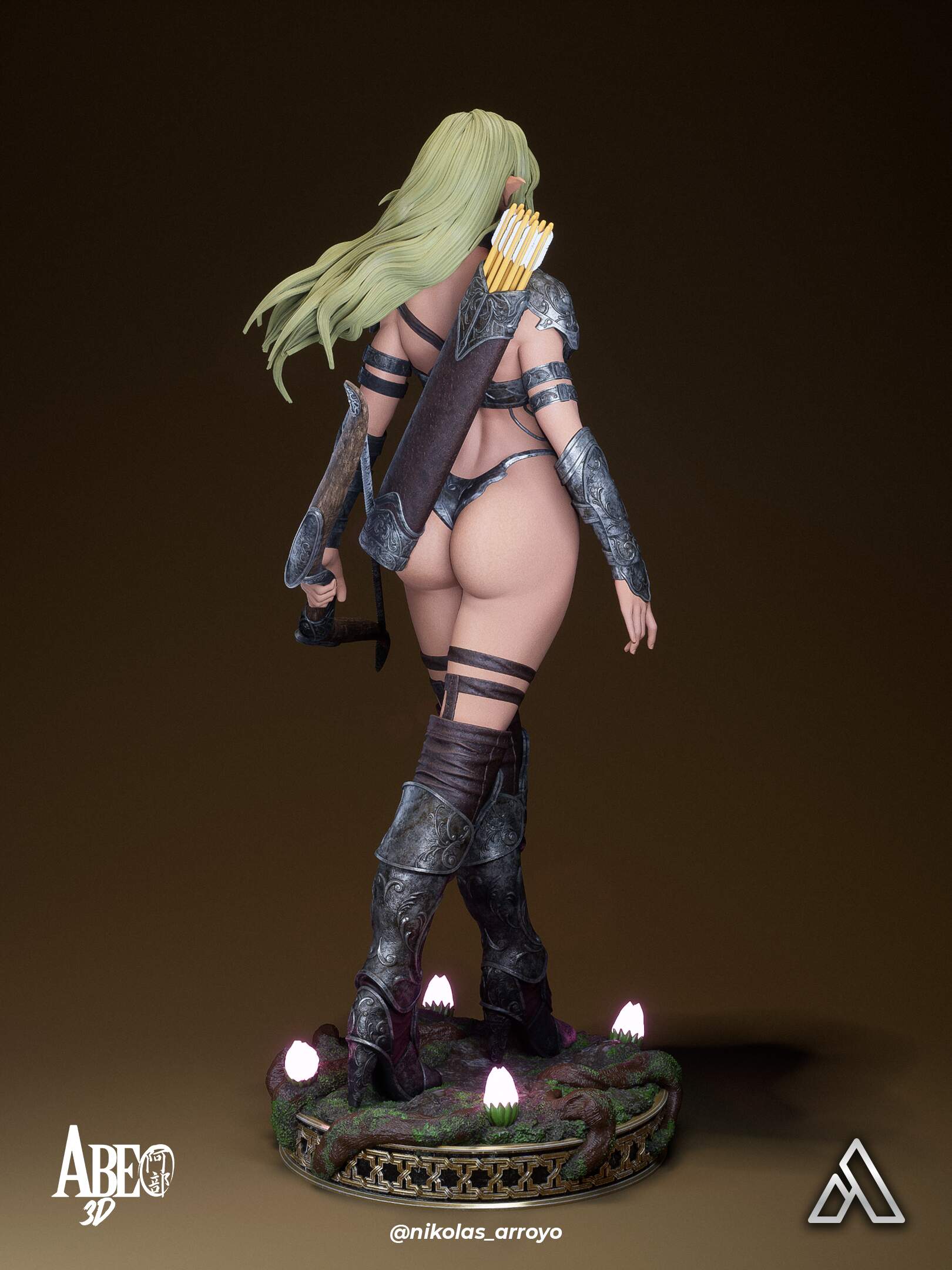 Elaria Shadowleaf, la Arquera Elfa de las Sombras . Fantasía y Juegos de Rol: imagen 9
