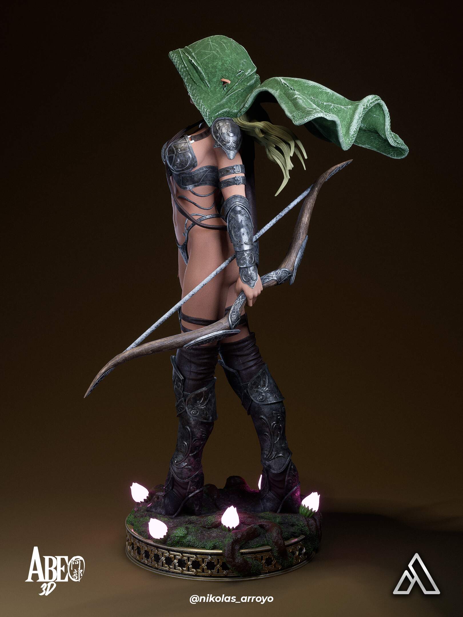 Elaria Shadowleaf, la Arquera Elfa de las Sombras . Fantasía y Juegos de Rol: imagen 6