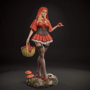 La Doncella de la Capa Roja . Cuentos de Hadas y Fantasía: imagen 3