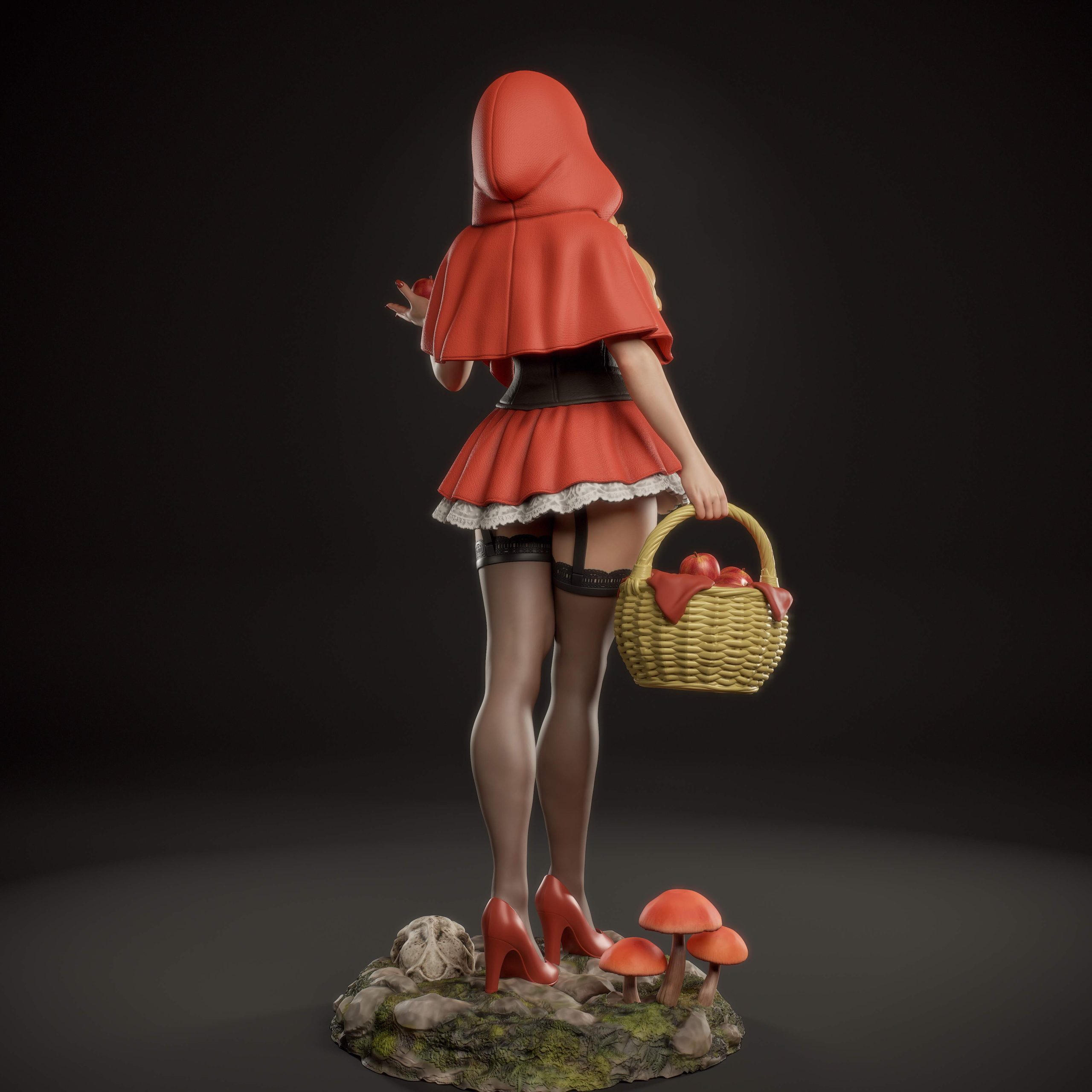 La Doncella de la Capa Roja . Cuentos de Hadas y Fantasía: imagen 5