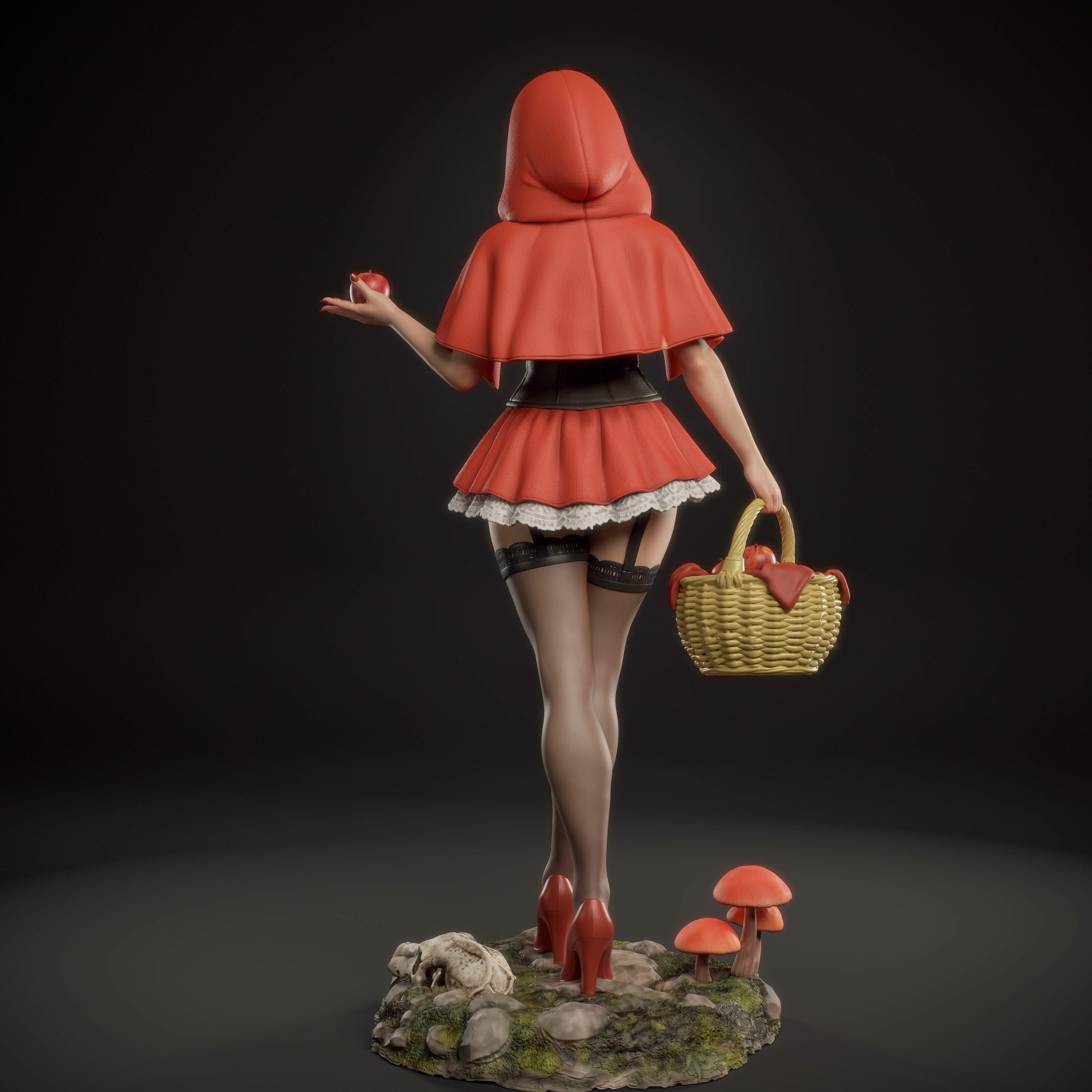 La Doncella de la Capa Roja . Cuentos de Hadas y Fantasía: imagen 6