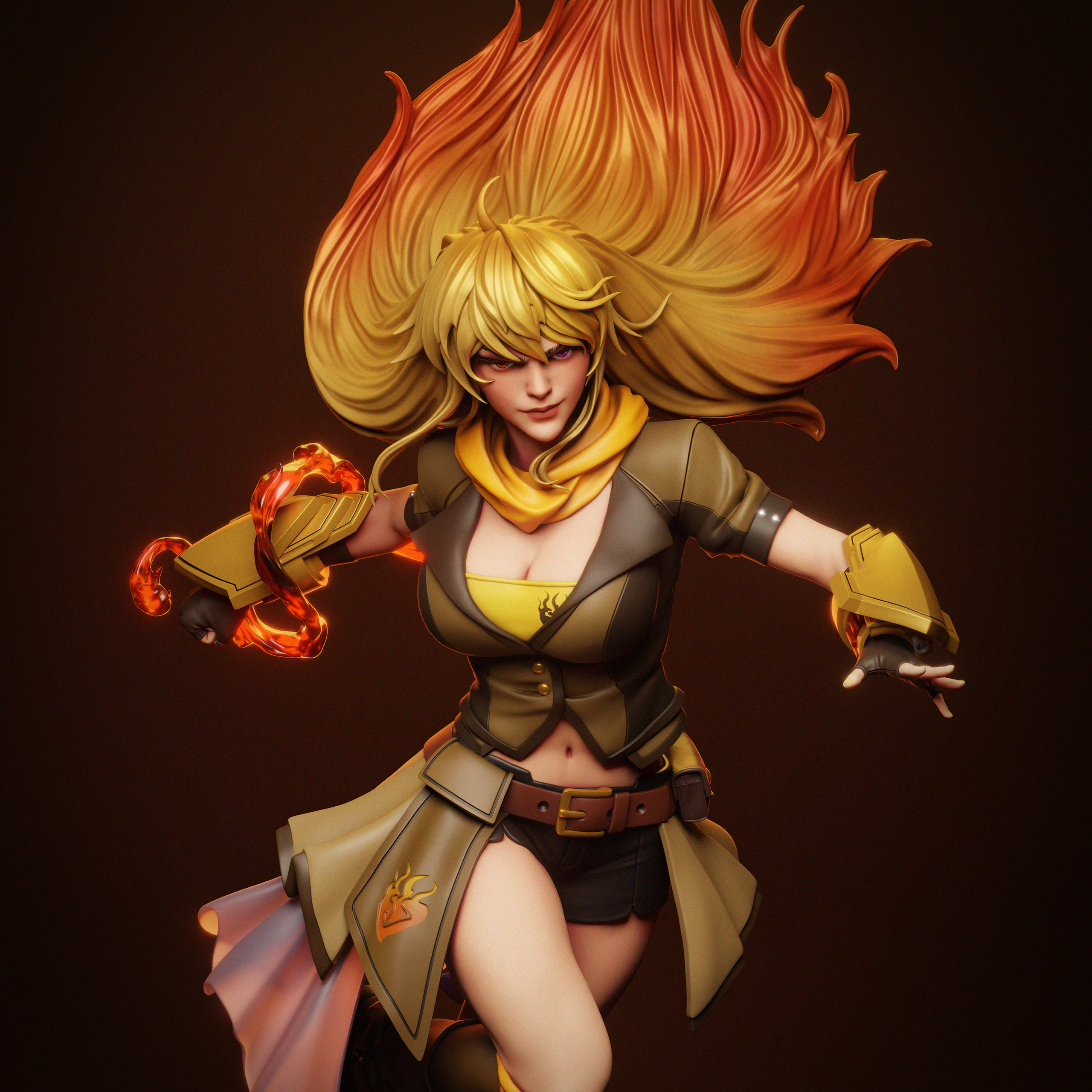 La Cazadora Ígnea . Animación, Acción y Combate: imagen 10