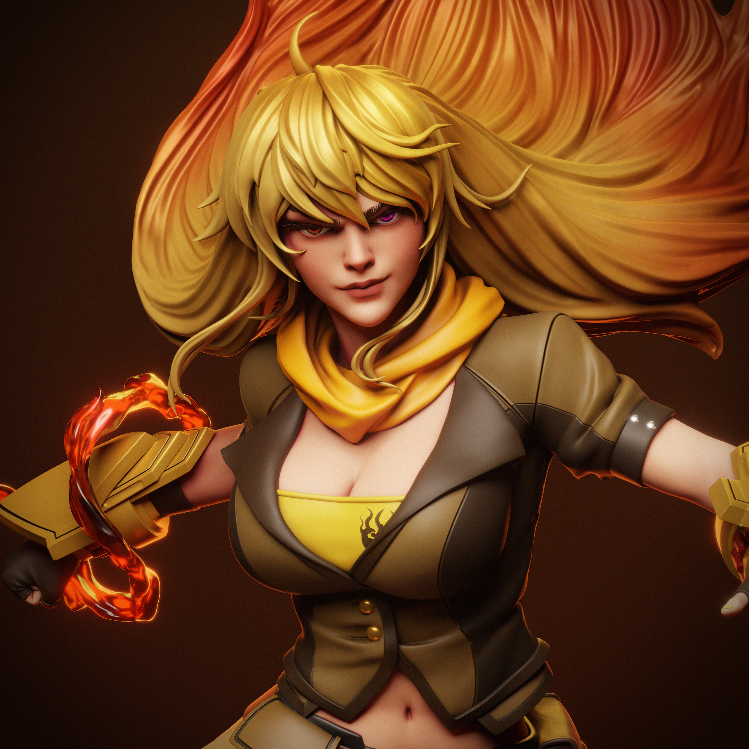 La Cazadora Ígnea . Animación, Acción y Combate: imagen 9