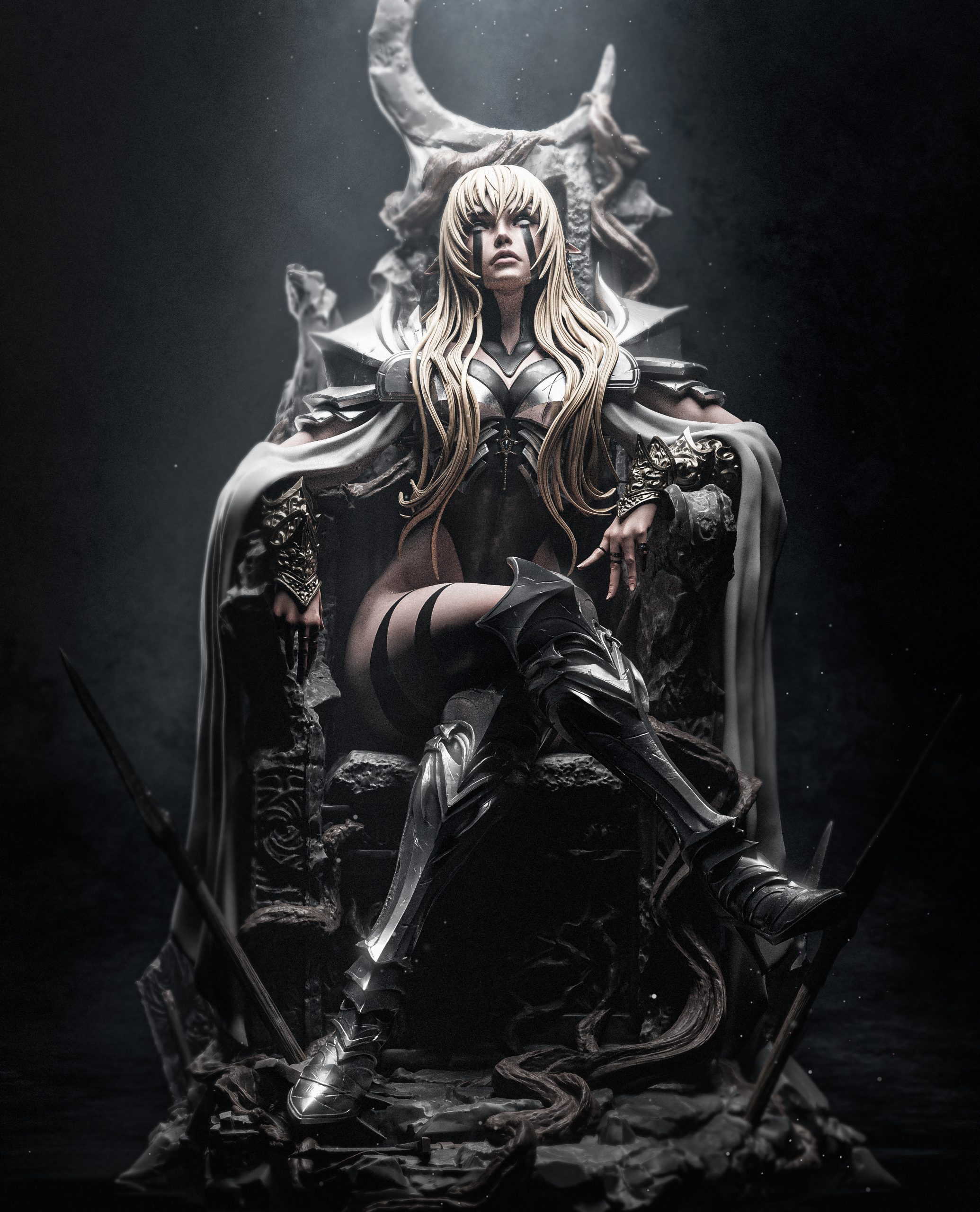 La Soberana de las Sombras . Fantasía Oscura y Mitología: imagen 1