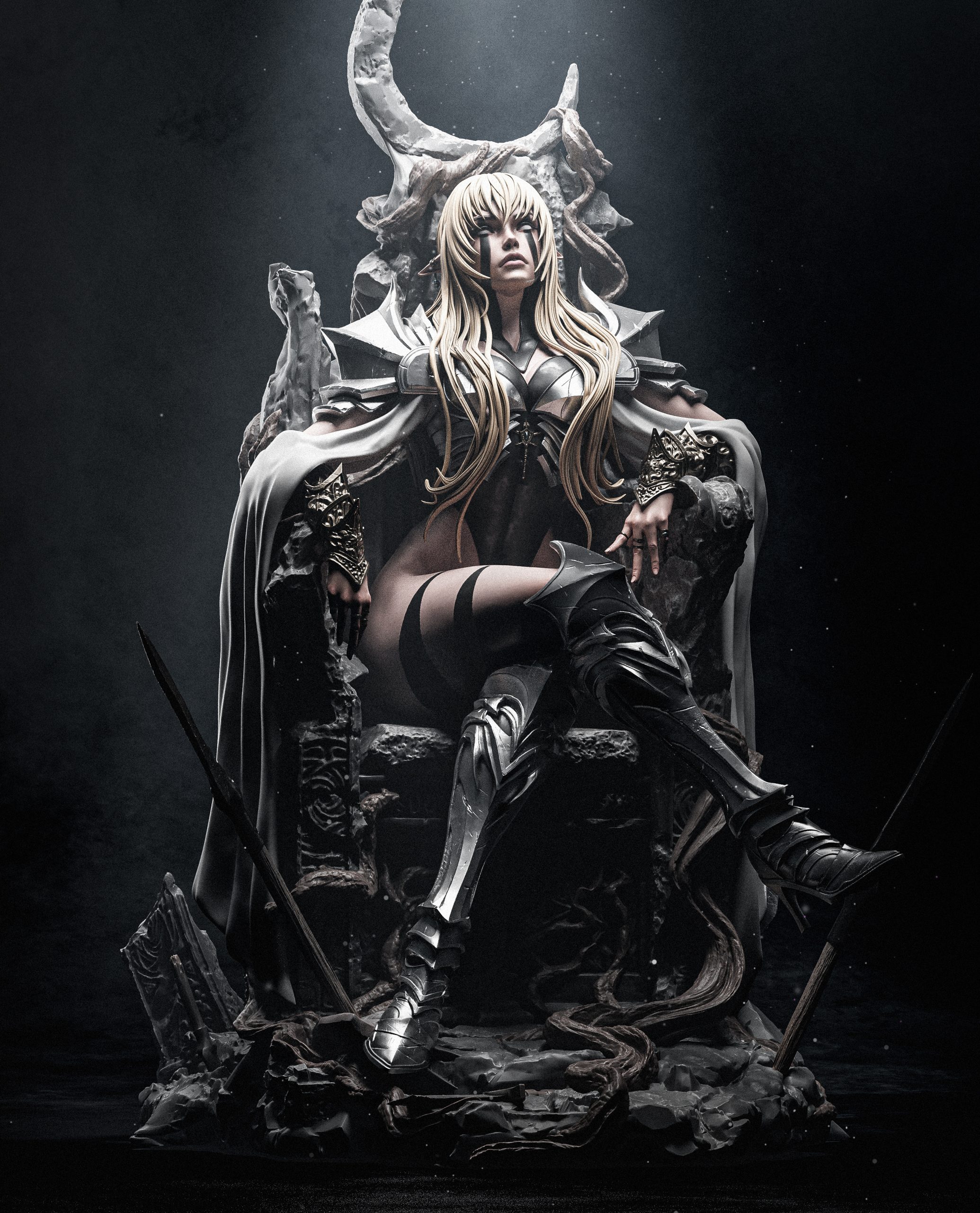 La Soberana de las Sombras . Fantasía Oscura y Mitología: imagen 2