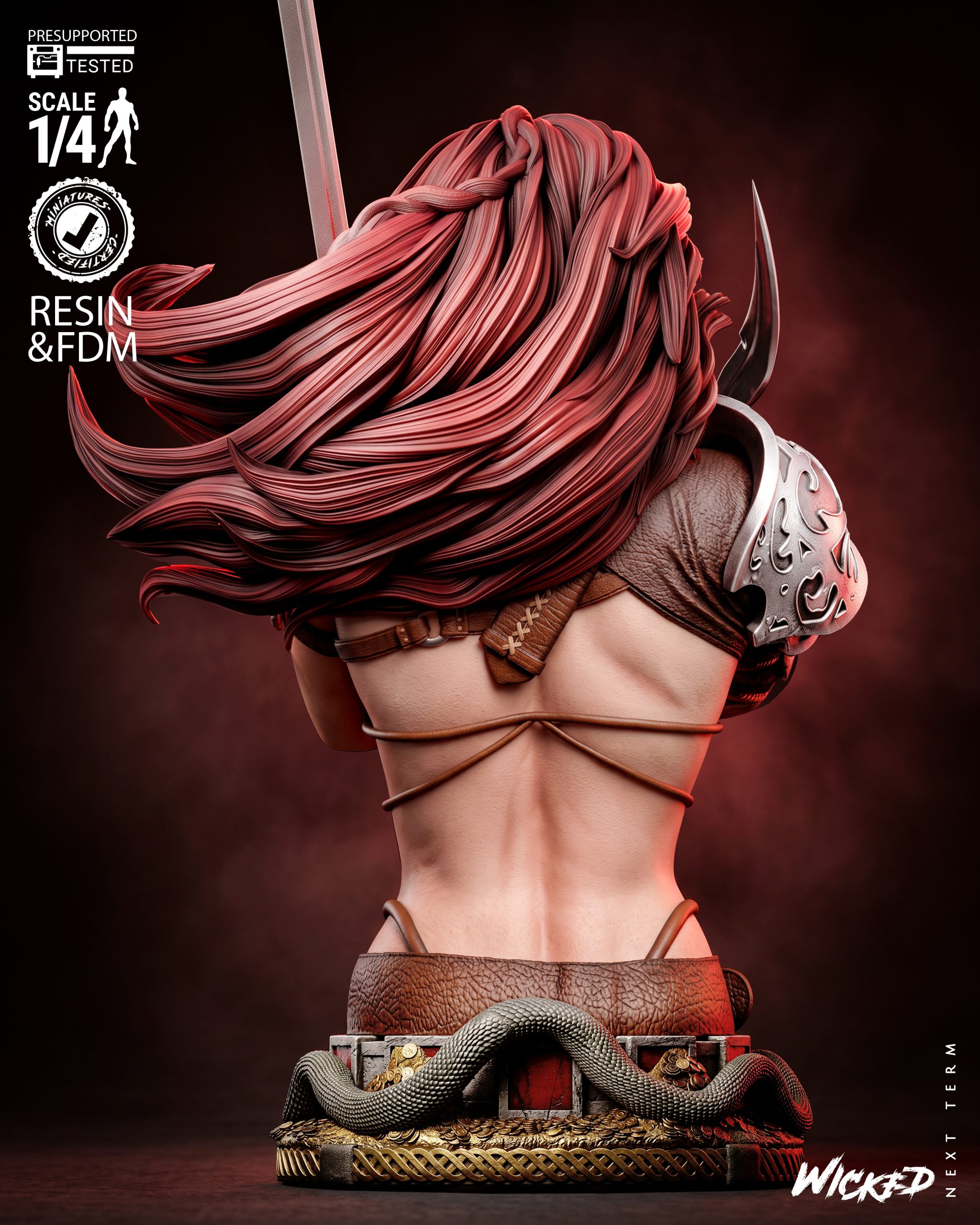 Busto de la Diablesa de la Espada . Cómics y Espada y Brujería: imagen 2