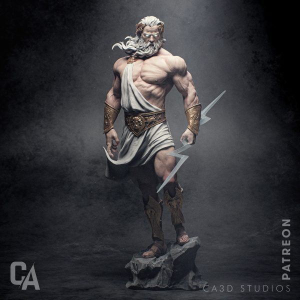 Zeus, Soberano del Olimpo . El Rayo y la Majestad Divina