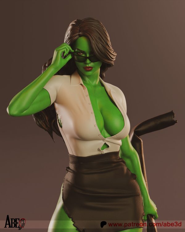usticia Esmeralda . Fuerza Descomunal y Elegancia de Oficina
