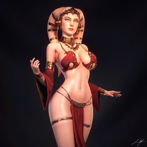 La Anfitriona de la Corte Galáctica - Estética Sci-Fi