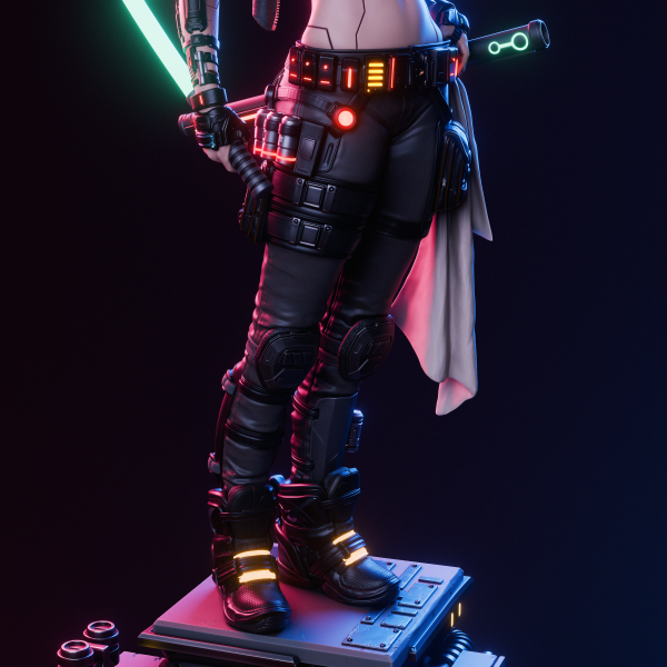 La Guerrera del Neón . Honor, Futuro y Tecnología