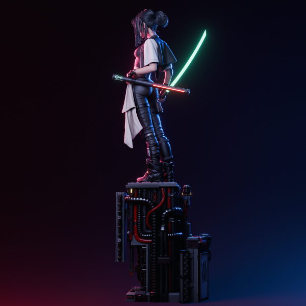 La Guerrera del Neón . Honor, Futuro y Tecnología