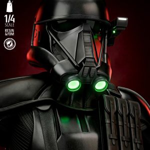Busto del Soldado de Élite Oscuro . Ciencia Ficción y Ópera Espacial